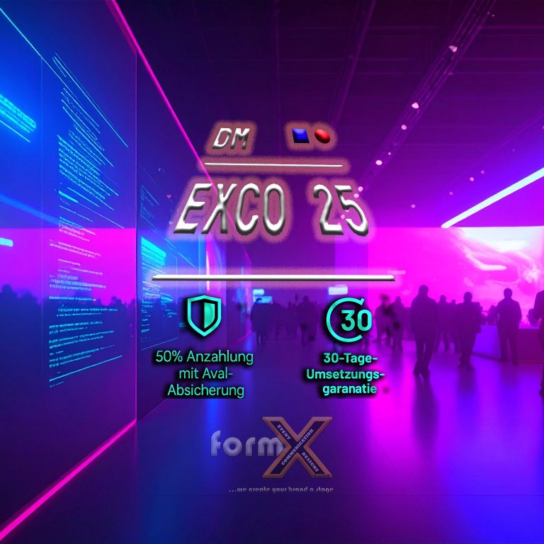 DMEXCO 2025 Markenbühne von formX mit LED-Visuals, Fullfillment-Garantie und Aval-Absicherung